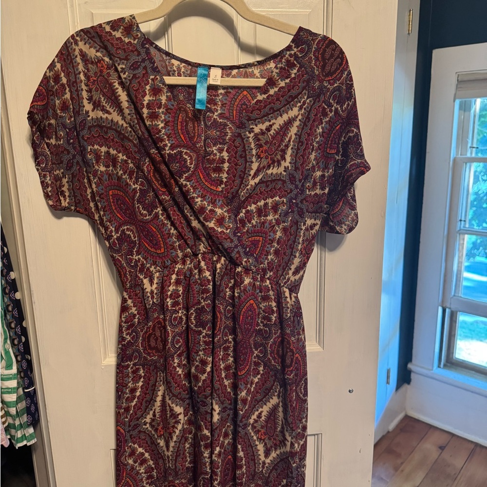 Paisley Print Women's Dress